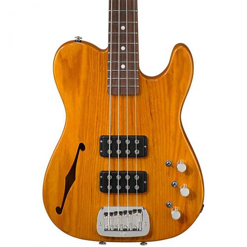  G&L ASAT Semi-Hollow Electric Bass Guitar Honey Burst