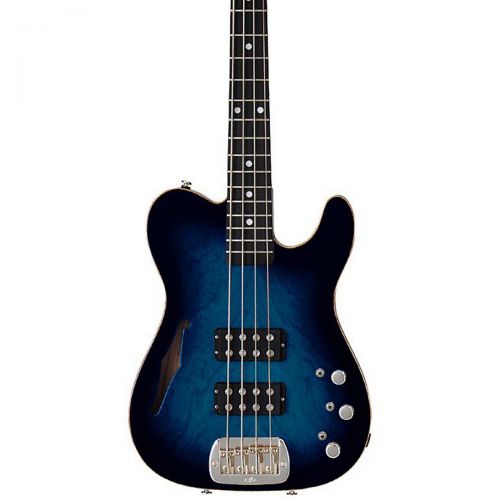  G&L Semi-Hollow ASAT Bass Blue Burst Rosewood Fretboard