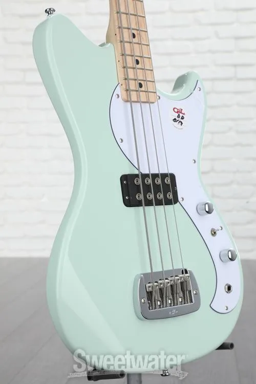  G&L Tribute Fallout Short Scale Bass Guitar - Surf Green