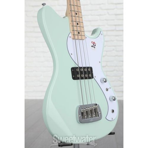  G&L Tribute Fallout Short Scale Bass Guitar - Surf Green