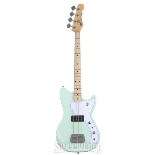  G&L Tribute Fallout Short Scale Bass Guitar - Surf Green