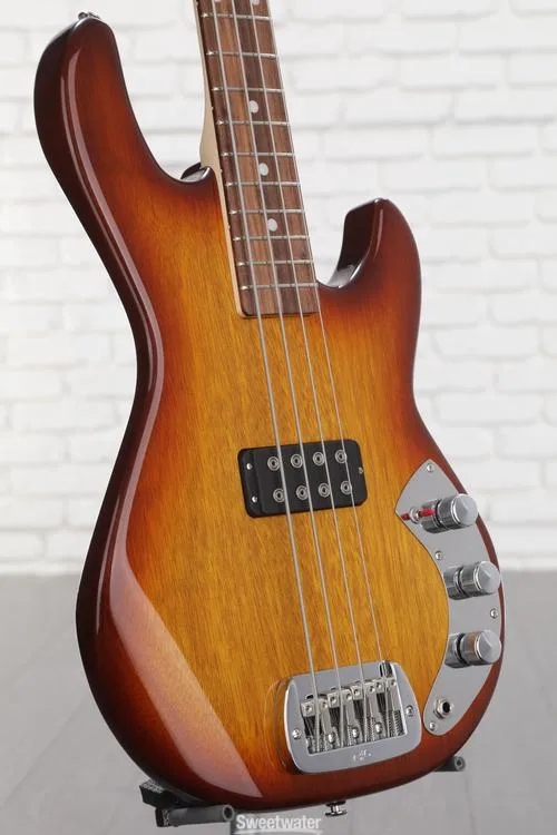  G&L CLF Research L-1000 Bass Guitar - Old School Tobacco Sunburst