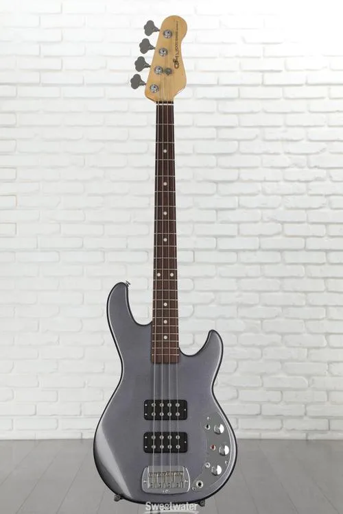  G&L CLF Research L-2000 Bass Guitar - Graphite Metallic