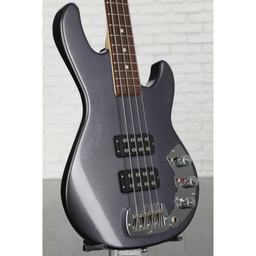  G&L CLF Research L-2000 Bass Guitar - Graphite Metallic