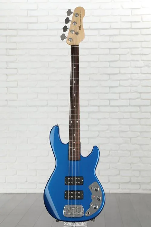  G&L CLF Research L-2000 Bass Guitar - Blue Metallic