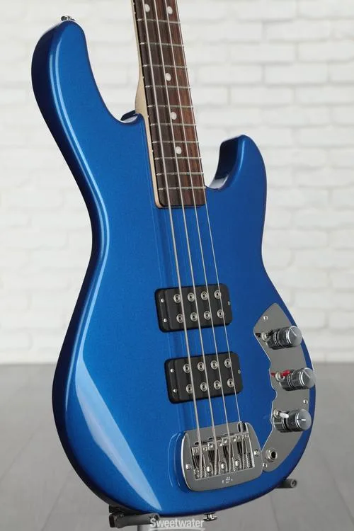  G&L CLF Research L-2000 Bass Guitar - Blue Metallic