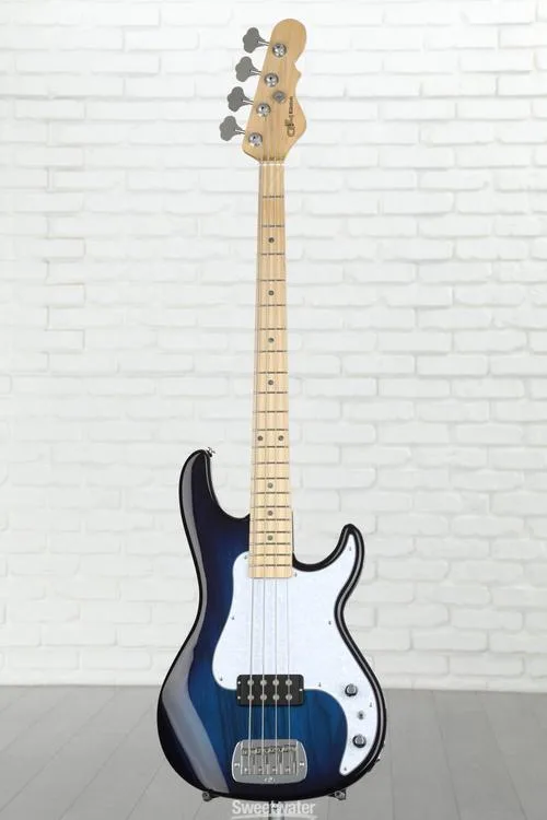  G&L Kiloton Electric Bass Guitar with Maple Fingerboard - Blueburst