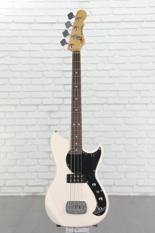  G&L Tribute Fallout Short Scale Bass Guitar - Olympic White