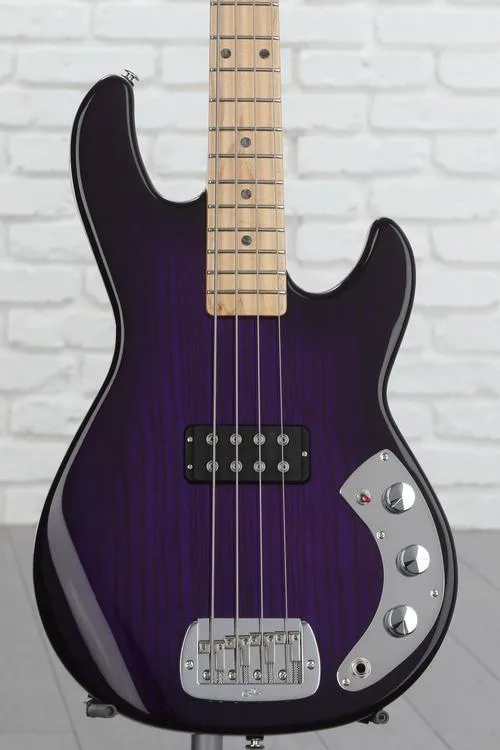 G&L CLF Research L-1000 Bass Guitar - Purpleburst