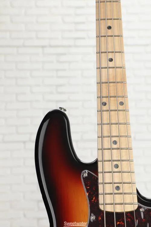  G&L Fullerton Deluxe JB Bass Guitar - 3-tone Sunburst with Maple Fingerboard