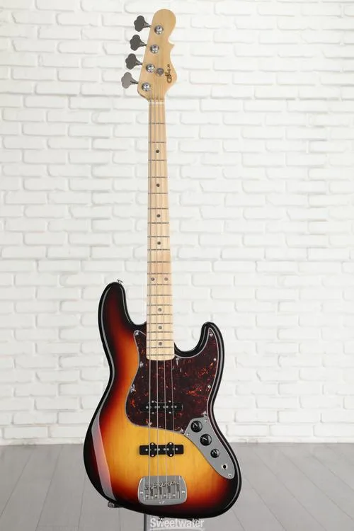  G&L Fullerton Deluxe JB Bass Guitar - 3-tone Sunburst with Maple Fingerboard