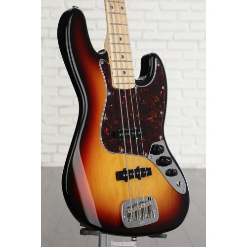  G&L Fullerton Deluxe JB Bass Guitar - 3-tone Sunburst with Maple Fingerboard