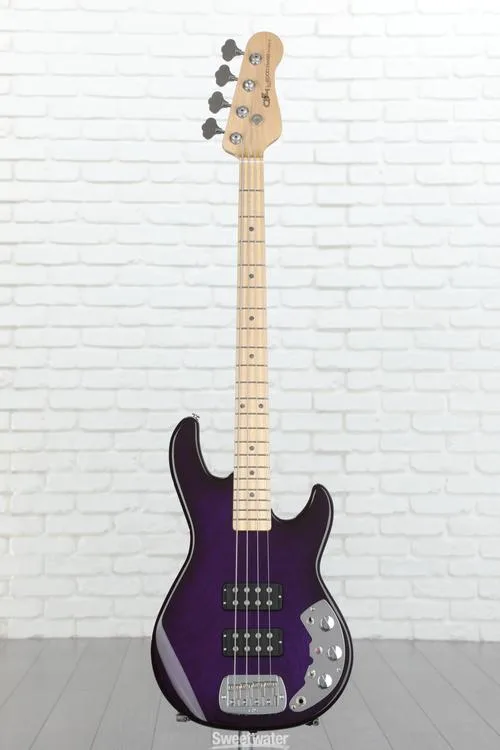  G&L CLF Research L-2000 Bass Guitar - Purpleburst