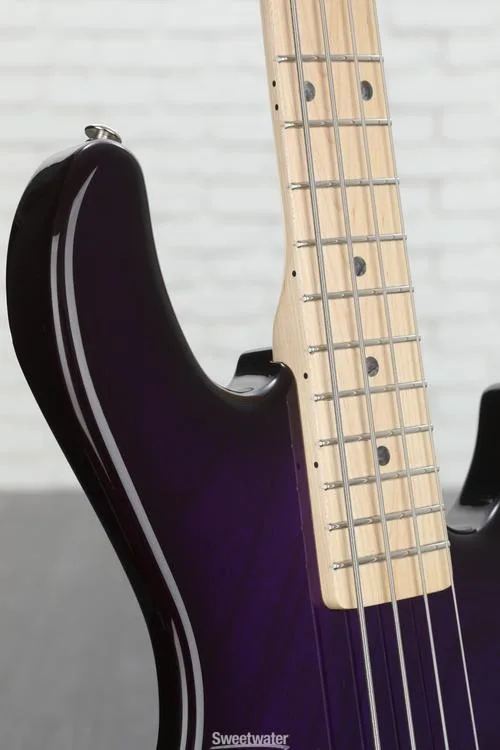  G&L CLF Research L-2000 Bass Guitar - Purpleburst