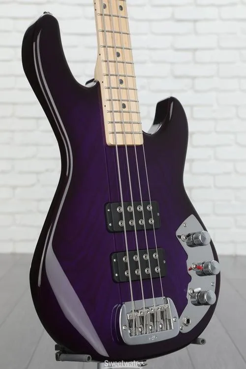  G&L CLF Research L-2000 Bass Guitar - Purpleburst