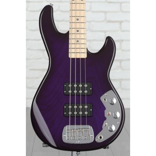  G&L CLF Research L-2000 Bass Guitar - Purpleburst