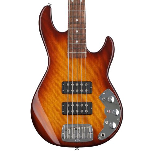  G&L CLF Research L-2500 Bass Guitar - Old School Tobacco Sunburst