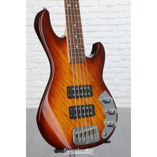  G&L CLF Research L-2500 Bass Guitar - Old School Tobacco Sunburst