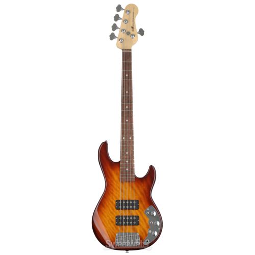  G&L CLF Research L-2500 Bass Guitar - Old School Tobacco Sunburst