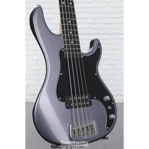  G&L Kiloton 5 5-string Electric Bass Guitar with Ebony Fingerboard - Graphic Metallic