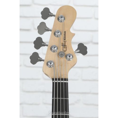  G&L Kiloton 5 5-string Electric Bass Guitar with Ebony Fingerboard - Graphic Metallic
