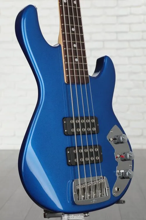  G&L CLF Research L-2500 Bass Guitar - Midnight Blue Metallic
