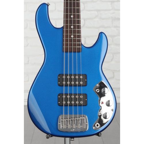  G&L CLF Research L-2500 Bass Guitar - Midnight Blue Metallic