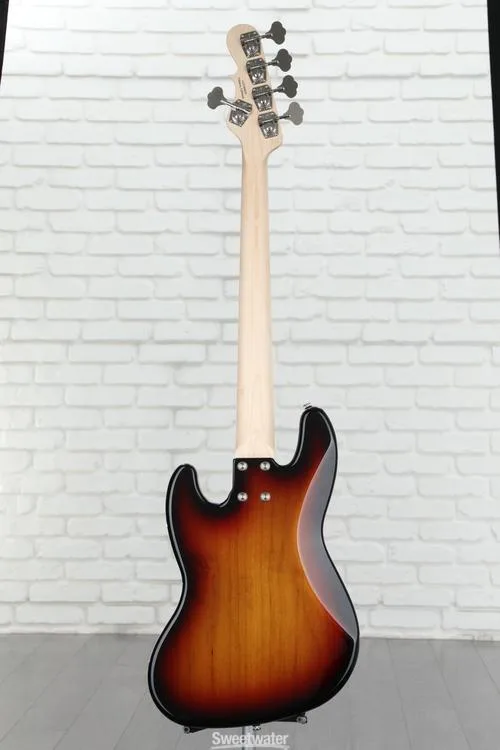  G&L Fullerton Deluxe JB-5 Bass Guitar - 3-tone Sunburst