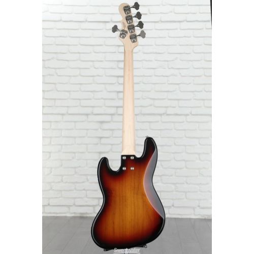  G&L Fullerton Deluxe JB-5 Bass Guitar - 3-tone Sunburst