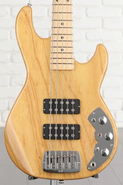 G&L CLF Research L-2500 Bass Guitar - Natural Ash