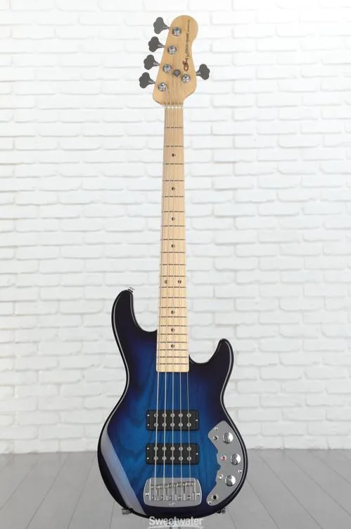  G&L CLF Research L-2500 Series 750 Bass Guitar - Blueburst