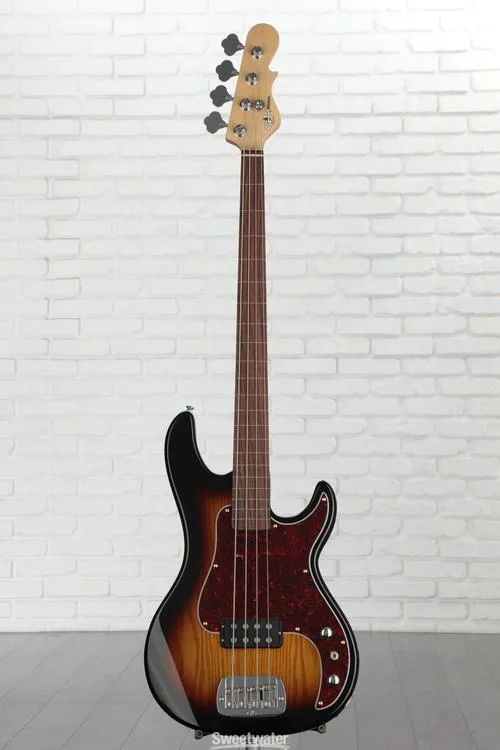  G&L Tribute Kiloton Fretless Bass Guitar - 3-tone Sunburst Used