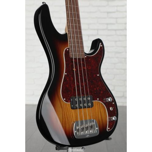  G&L Tribute Kiloton Fretless Bass Guitar - 3-tone Sunburst Used