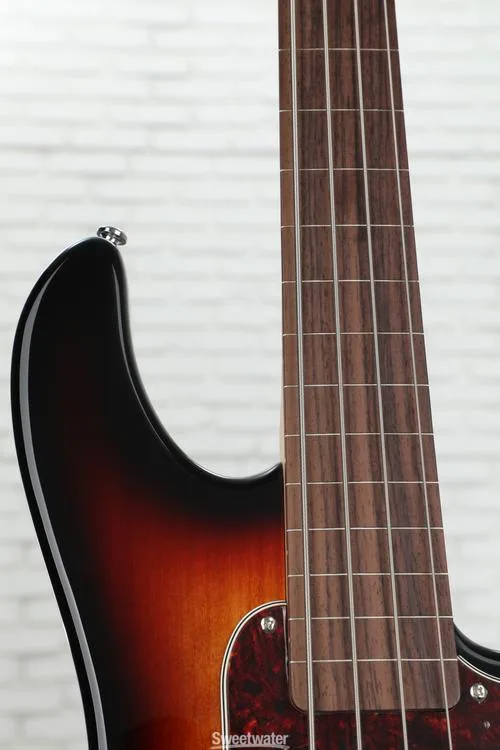  G&L Tribute Kiloton Fretless Bass Guitar - 3-tone Sunburst Demo