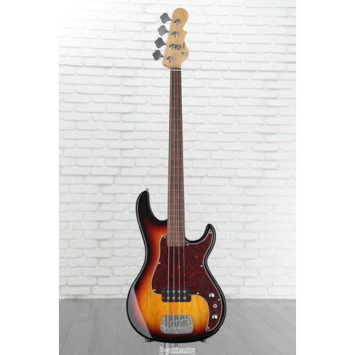  G&L Tribute Kiloton Fretless Bass Guitar - 3-tone Sunburst Demo