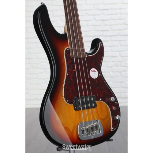  G&L Tribute Kiloton Fretless Bass Guitar - 3-tone Sunburst