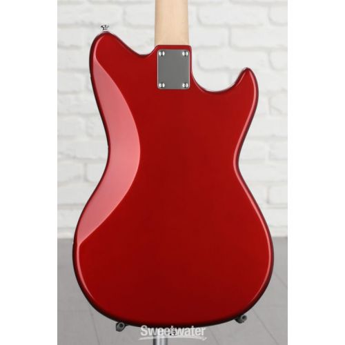  G&L Tribute Fallout Short Scale Left-handed Bass Guitar - Candy Apple Red