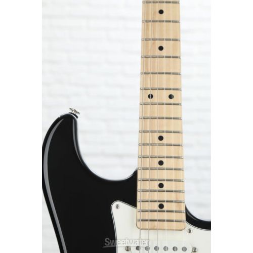  G&L Fullerton Deluxe Legacy Electric Guitar - Jet Black with Maple Fingerboard