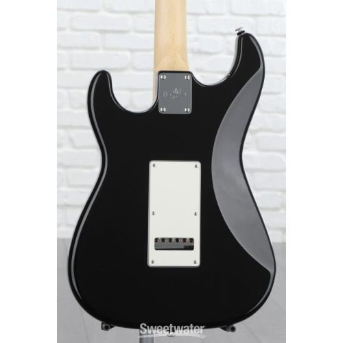  G&L Fullerton Deluxe Legacy Electric Guitar - Jet Black with Maple Fingerboard