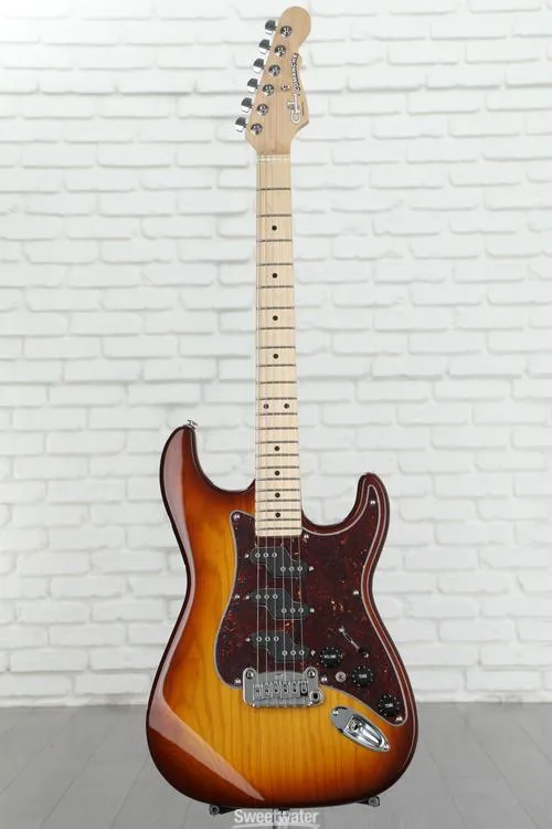  G&L Fullerton Deluxe Comanche Electric Guitar - Old School Tobacco Sunburst