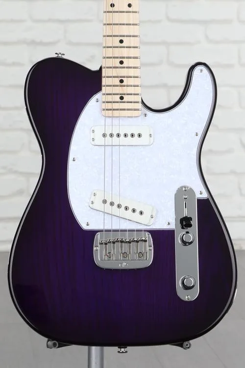 G&L Fullerton Deluxe ASAT Special Electric Guitar - Purpleburst