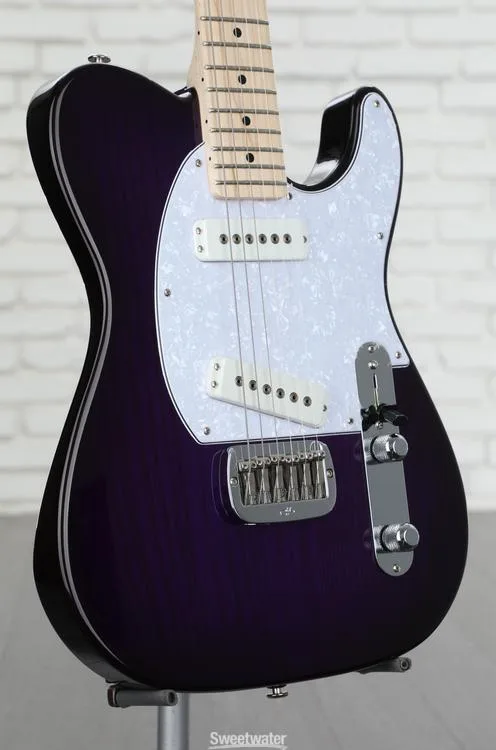  G&L Fullerton Deluxe ASAT Special Electric Guitar - Purpleburst