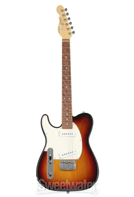  G&L Fullerton Deluxe ASAT Special Left-handed Electric Guitar - 3-tone Sunburst