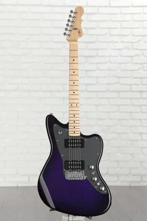  G&L CLF Research Doheny V12 Electric Guitar - Purpleburst