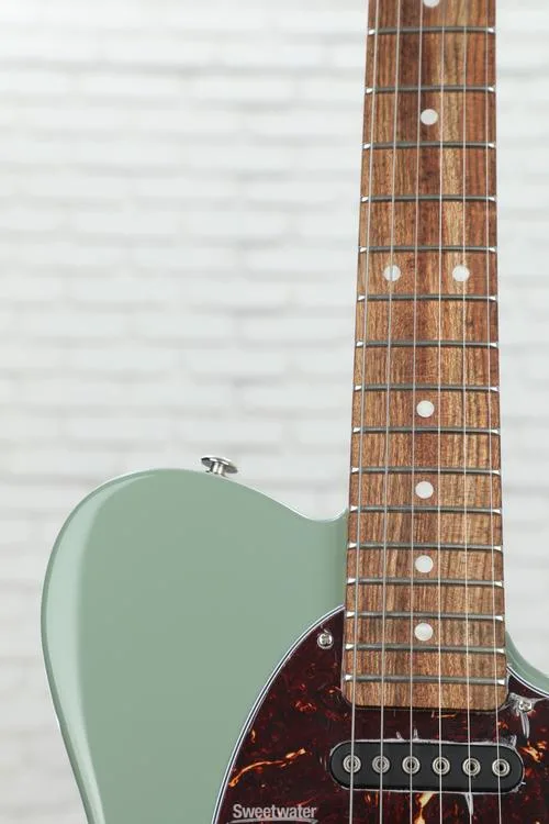  G&L Fullerton Deluxe ASAT Classic Electric Guitar - Macha Green with Caribbean Rosewood Fingerboard