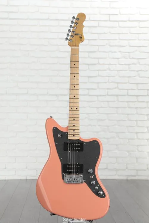  G&L CLF Research Doheny V12 Electric Guitar - Sunset Coral
