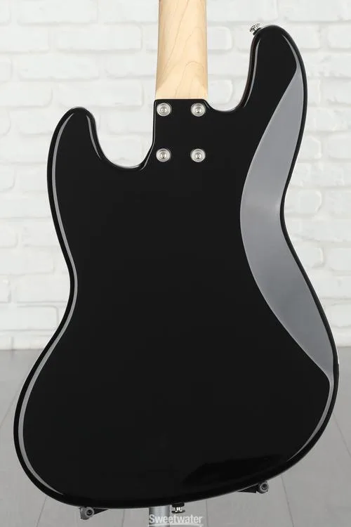  G&L Fullerton Deluxe JB Bass Guitar - Jet Black with Maple Fingerboard