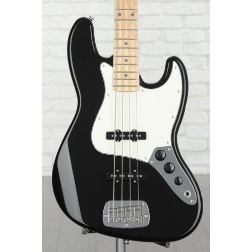  G&L Fullerton Deluxe JB Bass Guitar - Jet Black with Maple Fingerboard