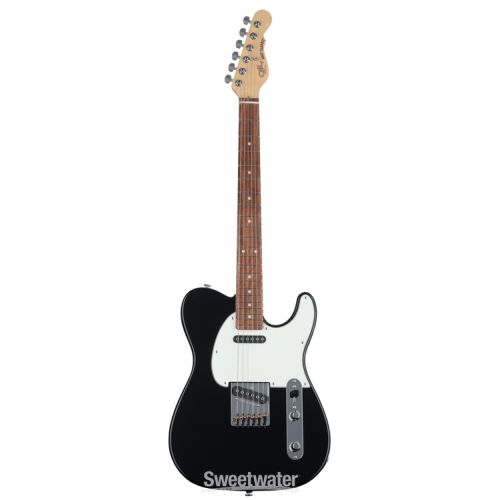  G&L Fullerton Deluxe ASAT Classic Electric Guitar - Jet Black with Caribbean Rosewood Fingerboard