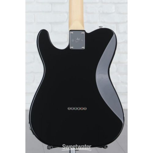  G&L Fullerton Deluxe ASAT Classic Electric Guitar - Jet Black with Caribbean Rosewood Fingerboard